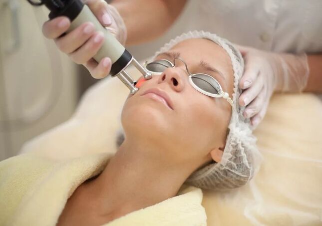 A facial skin rejuvenation
