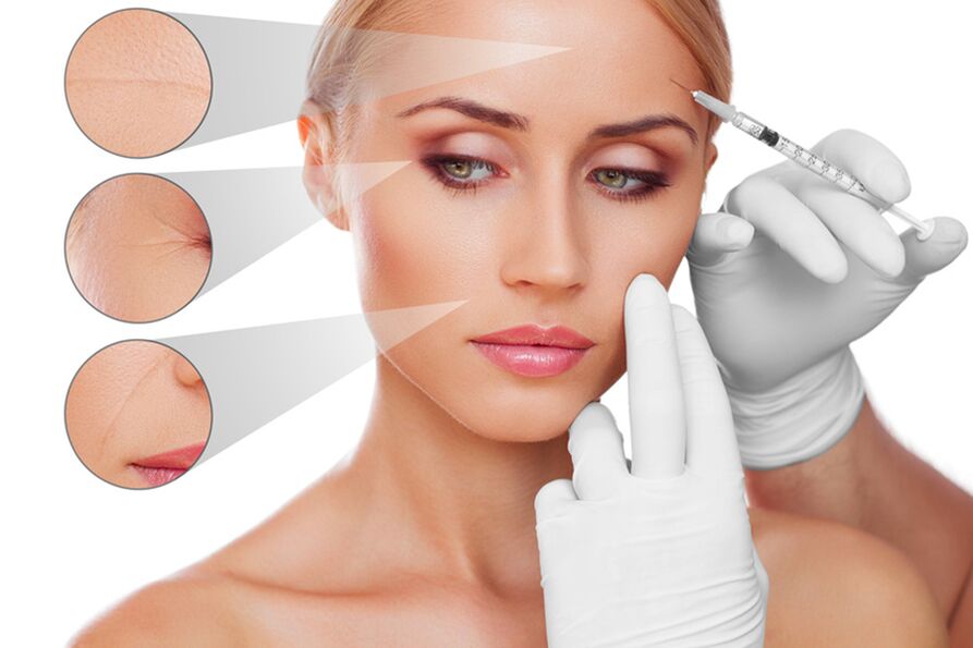 Facial skin rejuvenation injection